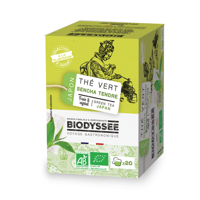 Thé vert Sencha Bio du Japon - 20 sachets