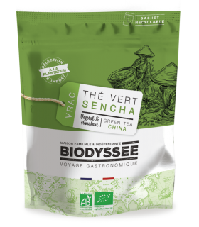 Thé Vert Sencha Bio de Chine - Vrac 1kg