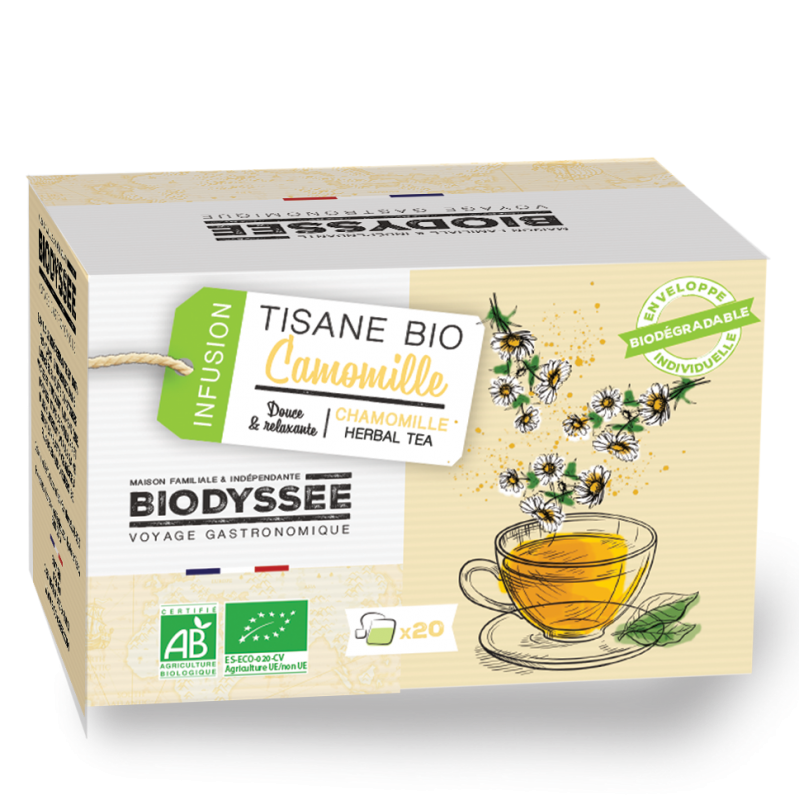 Tisane Camomille Bio Sachets Individuels