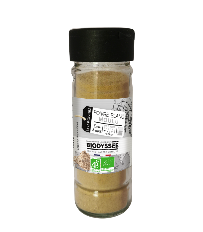Poivre|Blanc Bio Moulu