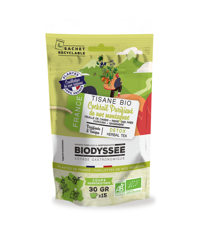 Tisane Cocktail Purifiant de nos Montagnes