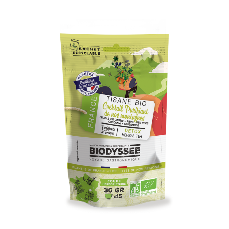 Tisane Détox|Cocktail Purifiant Bio
