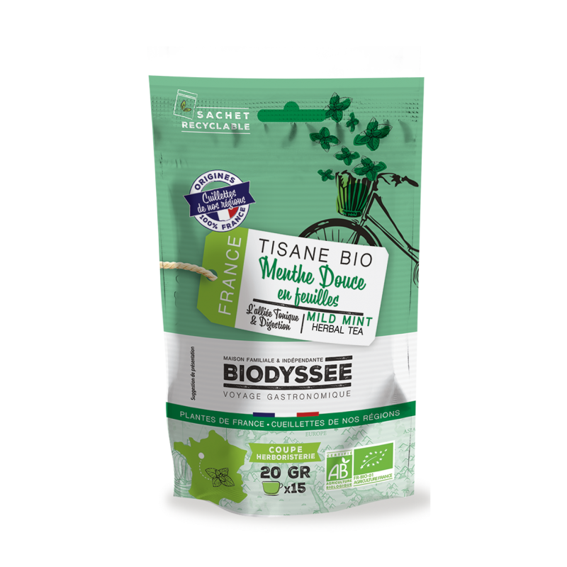 Tisane|Menthe Douce Feuilles Bio