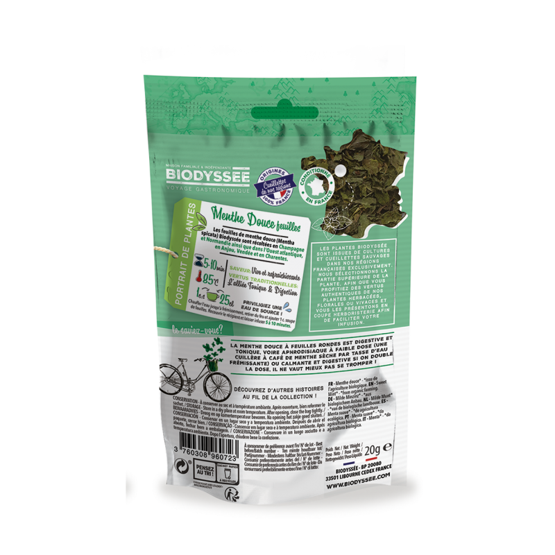 Tisane|Menthe Douce Feuilles Bio