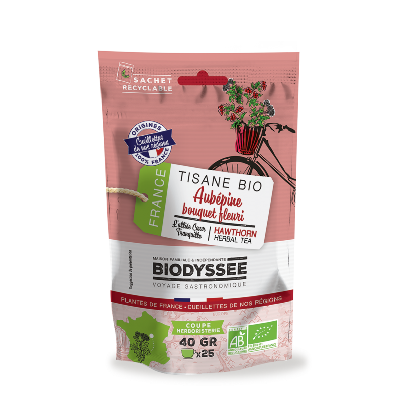 Tisane|Aubépine Bouquet Fleuri Bio