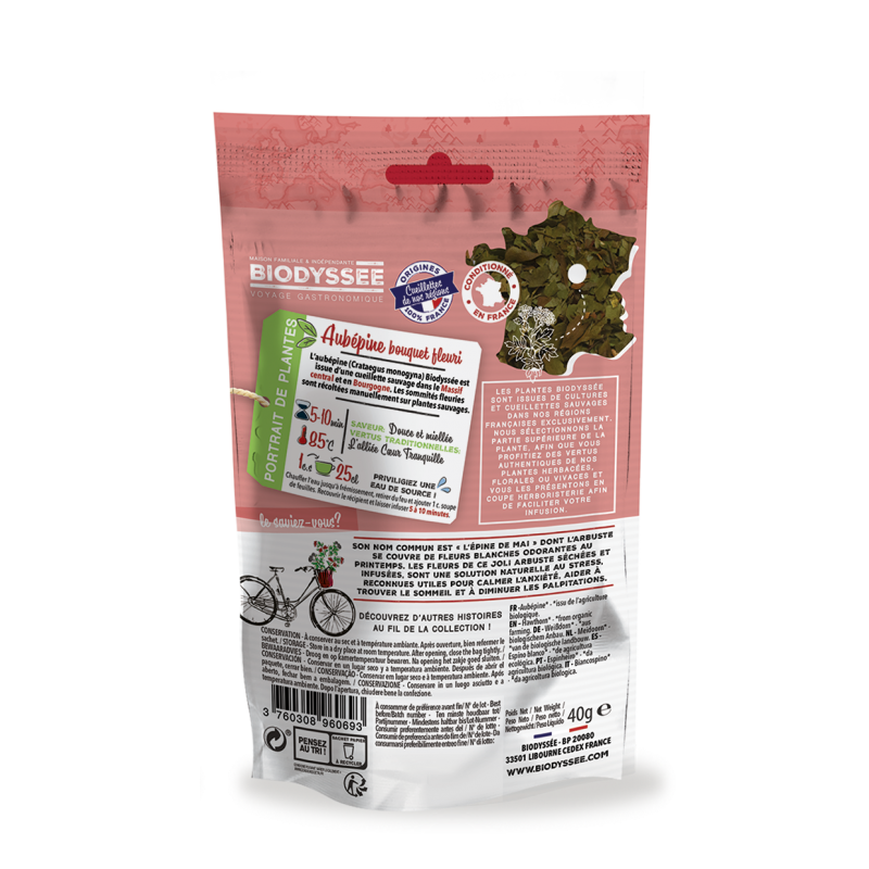 Tisane|Aubépine Bouquet Fleuri Bio