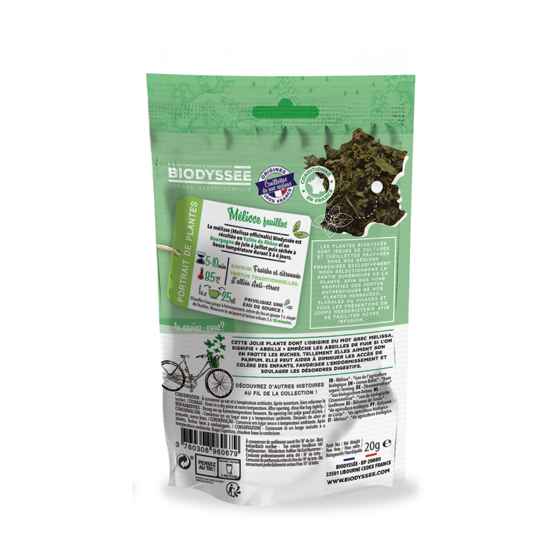 Tisane|Mélisse Feuilles Bio