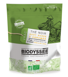 Thé Noir Goût Russe aux 3 Agrumes Bio - Vrac 800g