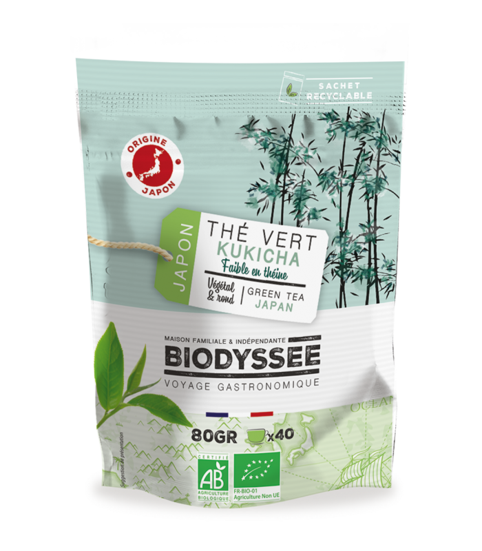 Thé Vert|Kukicha Vert du Japon Bio
