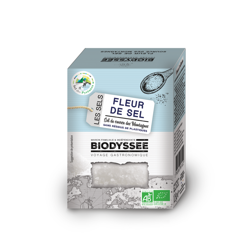 Fleur de Sel Bio des Pyrénées - 125g