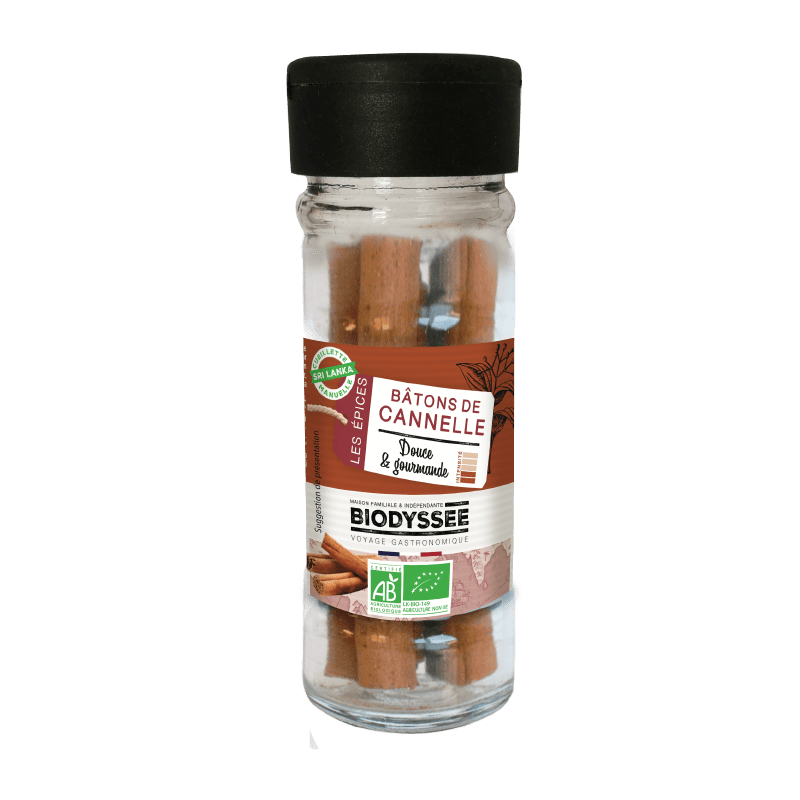 Flacon Cannelle bio Bâtons - 18g