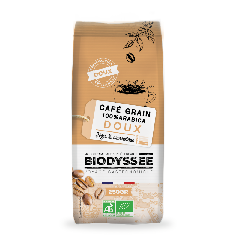 Café Grain Doux 100% Arabica Bio - 250g