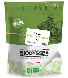 Poudre de Thé Vert Matcha Bio du Japon - 100g
