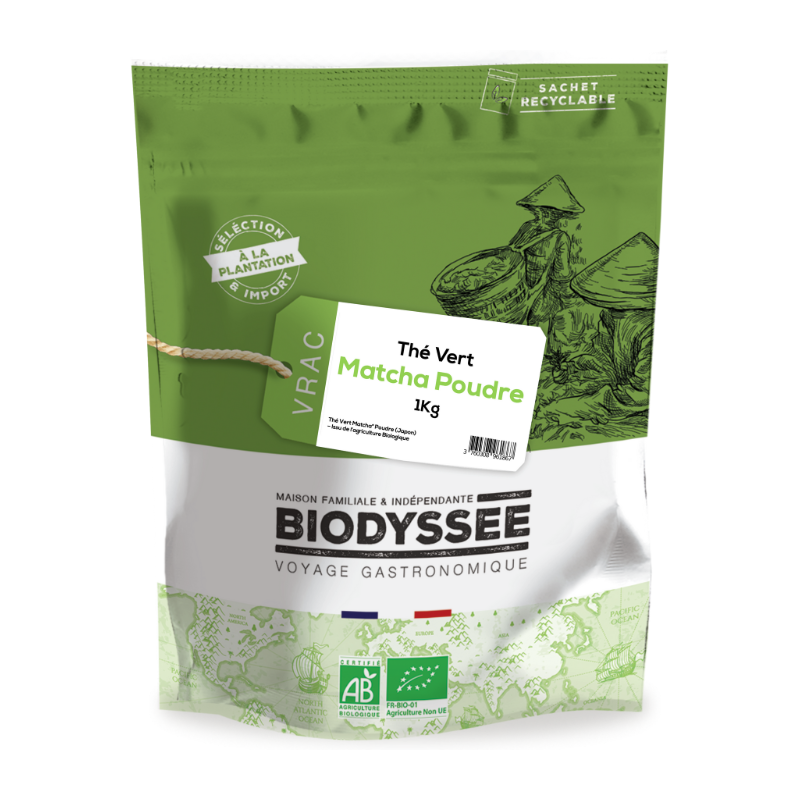 Thé Vert|Matcha Poudre Cuisine Bio