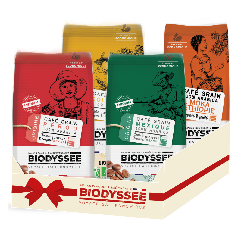lot découverte café grain bio