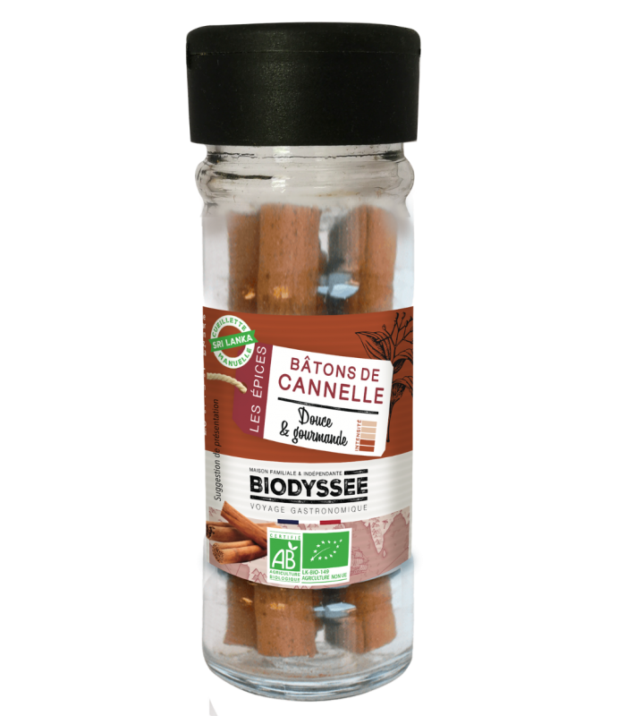 Flacon Cannelle bio Bâtons - 18g