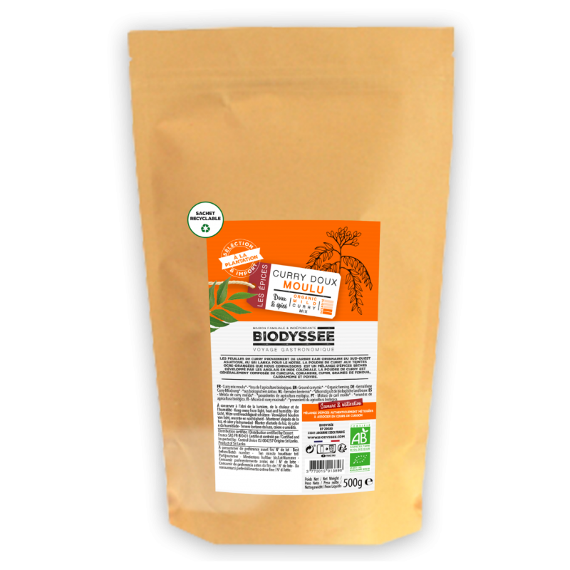 curry doux bio grand format