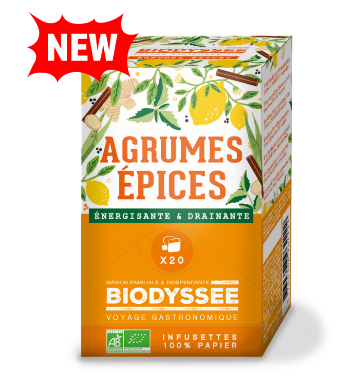 infusion agrumes et épices bio
