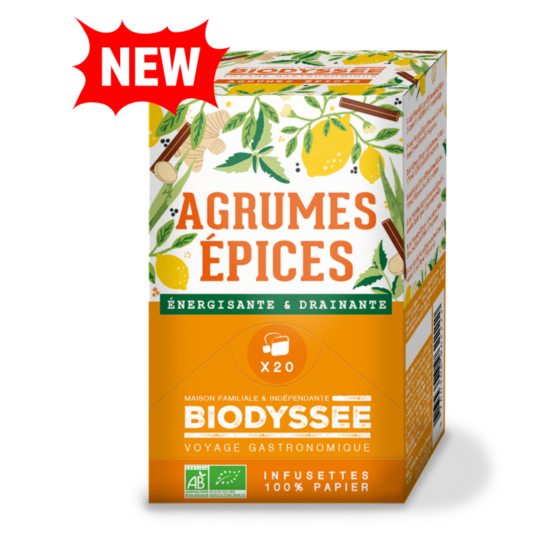 infusion agrumes et épices bio