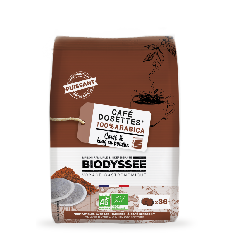 dosettes senseo bio puissant