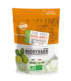Thé Vert Earl Grey aux Agrumes d'Andalousie Bio - 80g