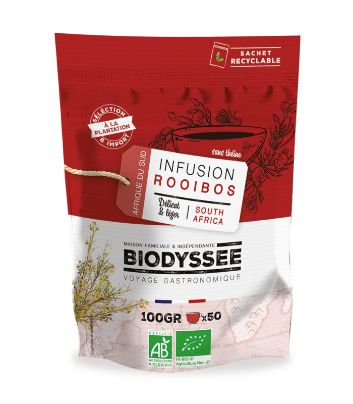 Rooibos Nature Bio d'Afrique du Sud - 100g