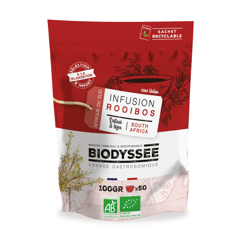 Rooibos Nature Bio d'Afrique du Sud - 100g