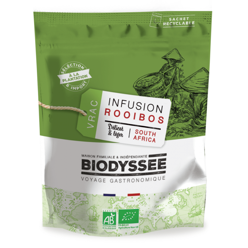 Rooibos Nature Bio d'Afrique du Sud - Vrac 1kg