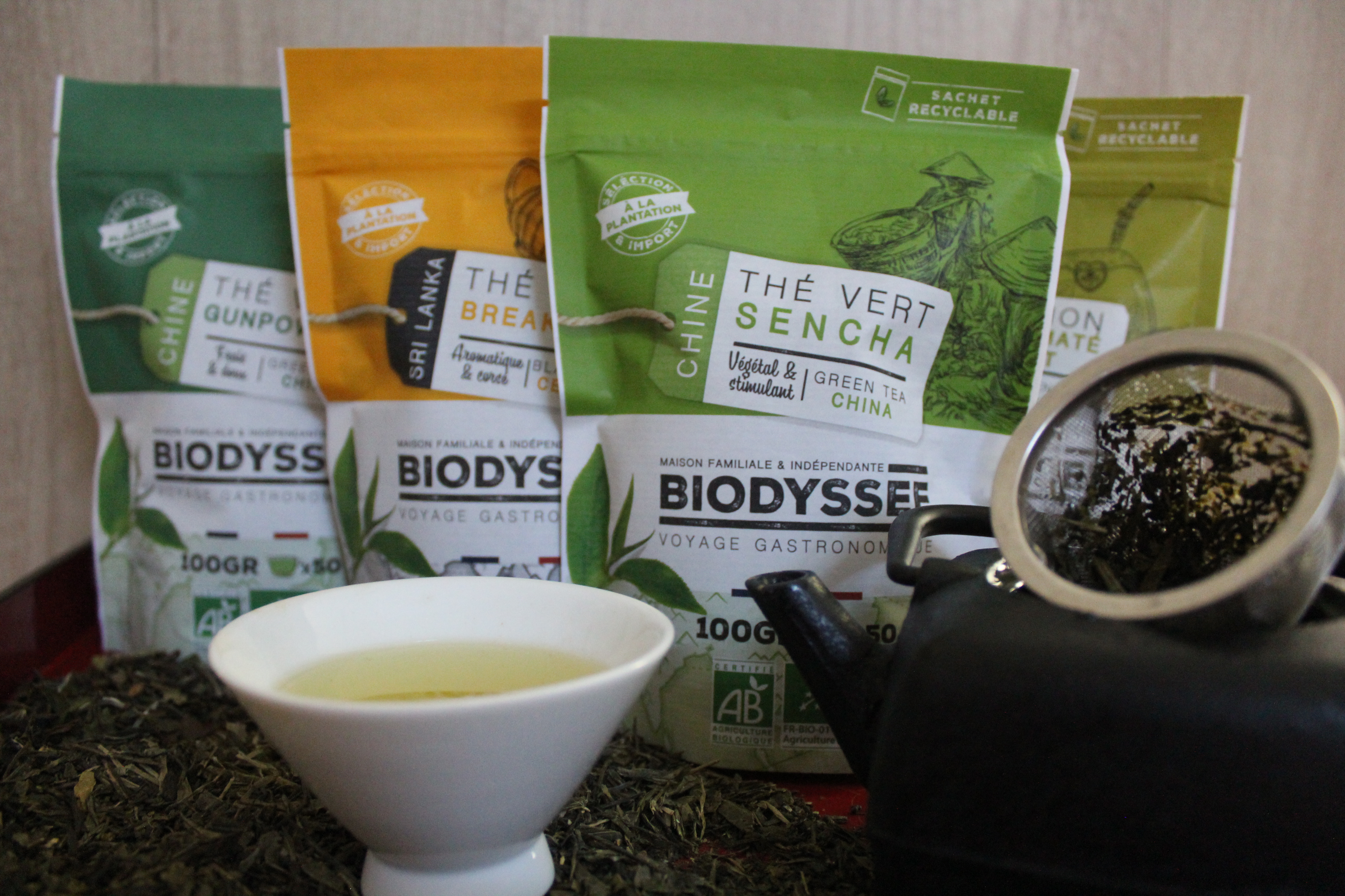 thé vert sencha bio
