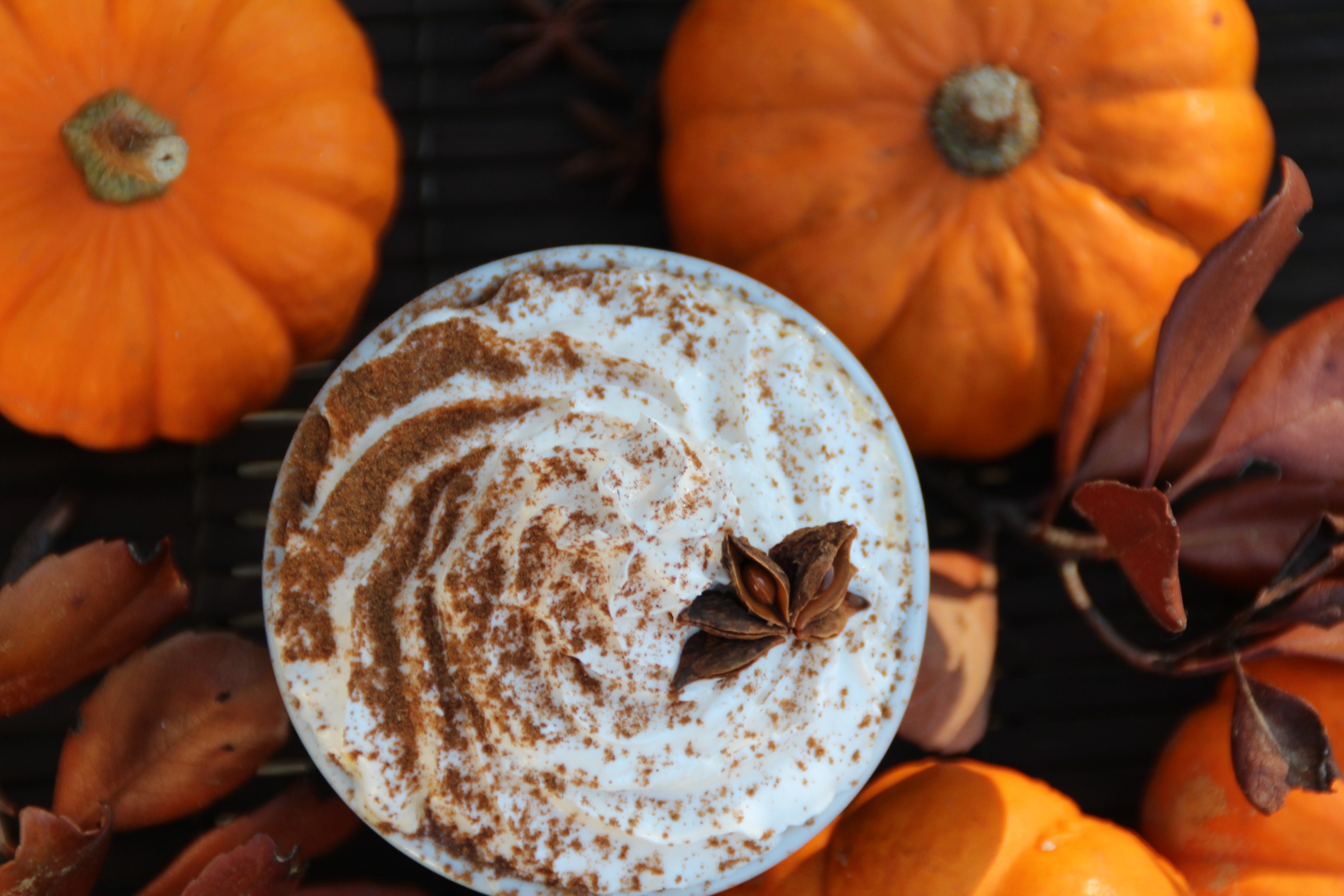 pumpkin spice latte vegan