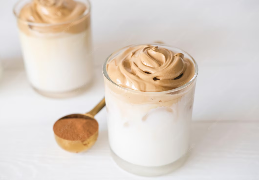 café latté glacé bio