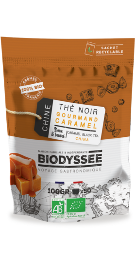 thé noir caramel bio
