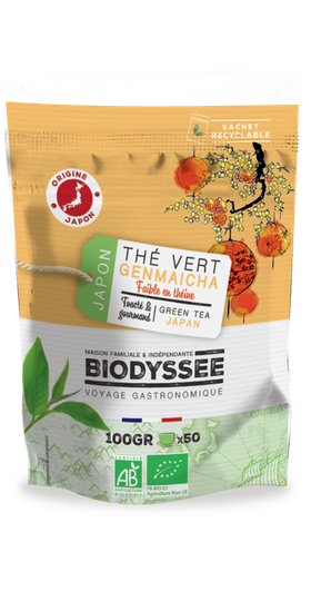 thé vert hojicha bio